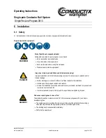 Предварительный просмотр 34 страницы Conductix-Wampfler SingleFlexLine Program 0815 Operating Instructions Manual