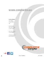 Предварительный просмотр 20 страницы CONDUCTIX L12 SERIES Manual