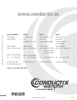 Preview for 20 page of CONDUCTIX QuickBridge Wiring Diagram And Installation Manual