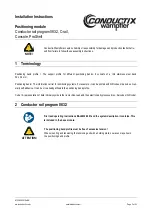 Preview for 3 page of Conductrix Wampfler 0832 Installation Instructions Manual