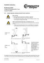 Preview for 7 page of Conductrix Wampfler 0832 Installation Instructions Manual