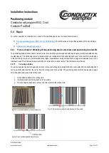 Preview for 22 page of Conductrix Wampfler 0832 Installation Instructions Manual