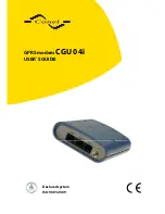 Предварительный просмотр 1 страницы Conel CGU 04i User Manual