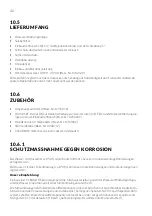 Предварительный просмотр 42 страницы Conel CLEAR SOFT TWIN Operating Instructions Manual