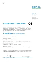 Предварительный просмотр 46 страницы Conel CLEAR SOFT Operating Instructions Manual