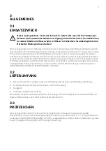 Предварительный просмотр 7 страницы Conel CLEAR STOP Operating Instructions Manual