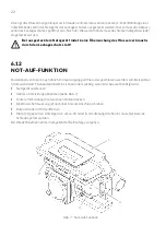 Предварительный просмотр 22 страницы Conel CLEAR STOP Operating Instructions Manual