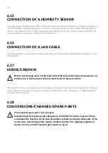 Предварительный просмотр 56 страницы Conel CLEAR STOP Operating Instructions Manual