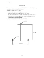 Предварительный просмотр 22 страницы Conel FLOW SWITCHGEAR Operating Instructions Manual