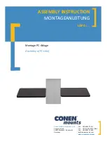 Preview for 1 page of CONEN mounts LAP4 Series Assembly Instructions