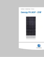 Preview for 1 page of Conergy PE 295P Installation Manual