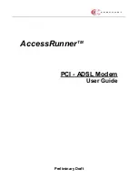 Preview for 1 page of Conexant AccessRunner User Manual