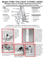 Preview for 2 page of Confer Plastics EVOLUTION 7100 Assembly And Installation Manual