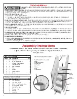 Preview for 2 page of Confer Plastics PES-1X Assembly, Installation And Use Manual