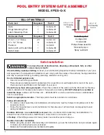 Предварительный просмотр 2 страницы Confer Plastics PES-DBL-X Assembly And Installation Manual