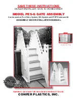 Confer Plastics PES-G Assembly And Installation Manual preview