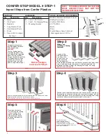 Предварительный просмотр 2 страницы Confer Plastics STEP-1 Assembly And Installation Manual