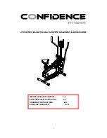 Confidence Fitness PRO 2 in 1 Elliptical Cross Trainer & Exercise Manual предпросмотр