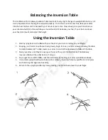 Предварительный просмотр 8 страницы Confidence Fitness Pro Folding Inversion Table Manual