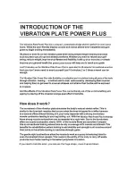 Preview for 5 page of Confidence Vibration plate power plus Owner'S Manual