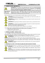Предварительный просмотр 3 страницы CONFLOW 2 WAY Installation And Maintenance Manual