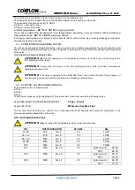 Предварительный просмотр 4 страницы CONFLOW 2 WAY Installation And Maintenance Manual