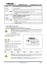 Предварительный просмотр 17 страницы CONFLOW 2 WAY Installation And Maintenance Manual