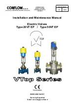 CONFLOW 20VT EP Installation And Maintenance Manual preview