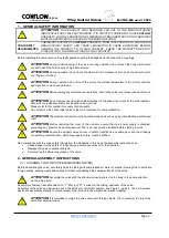 Предварительный просмотр 5 страницы CONFLOW 20VT EP Installation And Maintenance Manual