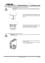 Предварительный просмотр 14 страницы CONFLOW 20VT EP Installation And Maintenance Manual