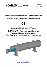 CONFLOW GREEN GV 4 Installation And Maintenance Manual предпросмотр