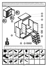 Preview for 2 page of CONFORAMA ARES 80 4S1D Assembling Instructions