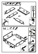 Preview for 12 page of CONFORAMA ARES 80 4S1D Assembling Instructions