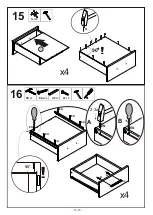 Preview for 13 page of CONFORAMA ARES 80 4S1D Assembling Instructions