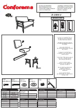 CONFORAMA D-2066-2 Assembly Instructions Manual preview