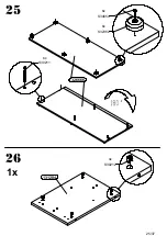 Preview for 25 page of CONFORAMA Fusion HLXM02-0004 Assembling Instruction