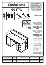 CONFORAMA GUSTAV Assembling Instructions preview