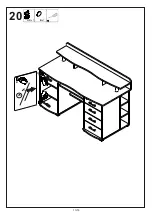 Предварительный просмотр 13 страницы CONFORAMA GUSTAV Assembling Instructions