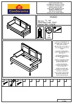 CONFORAMA HUGO TI-144 Assembling Instructions preview