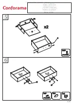 Preview for 4 page of CONFORAMA MARTY COFFEE TABLE Assembly Instructions