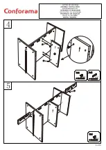 Preview for 4 page of CONFORAMA MARTY TV STAND Assembly Instructions Manual