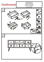 Preview for 9 page of CONFORAMA MARTY TV STAND Assembly Instructions Manual