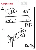 Preview for 3 page of CONFORAMA MARTY Assembly Instructions Manual