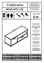 CONFORAMA NOVA RTV 120 214670 Assembling Instructions preview