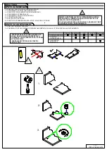 Preview for 2 page of CONFORAMA Ormar Hana kutni B 896001 Assembling Instructions