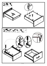 Preview for 3 page of CONFORAMA PIKASSO 4 214323 Assembling Instructions