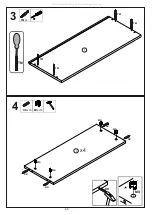 Preview for 4 page of CONFORAMA REGLISS 80X181 Assembling Instructions