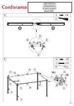 Предварительный просмотр 4 страницы CONFORAMA Rome Assembly Instructions Manual