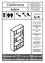 Preview for 1 page of CONFORAMA SONIA 214415 Assembling Instructions