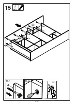 Preview for 12 page of CONFORAMA SONIA 214415 Assembling Instructions